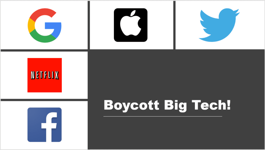Boycott Big Tech: The Best Way for Conservatives to Push Back Against the Leftists