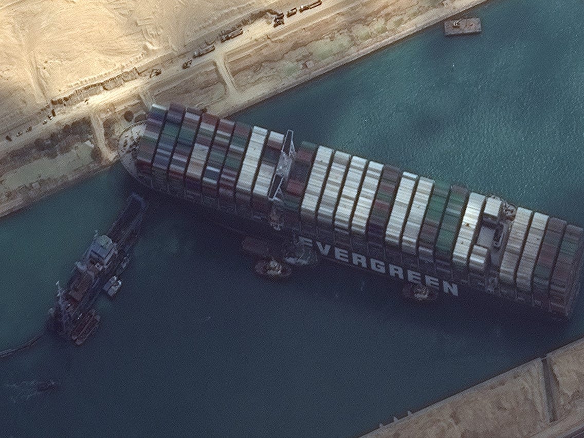 Ship Blocking the Suez Canal Linked to Clinton?